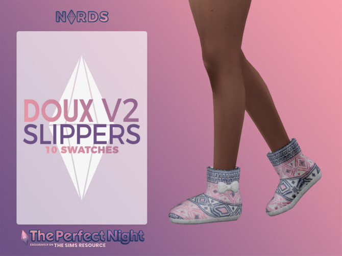 Doux Slipper Boots V2 by Nords at TSR