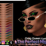 Drag Queen Eyebrows by EvilQuinzel at TSR