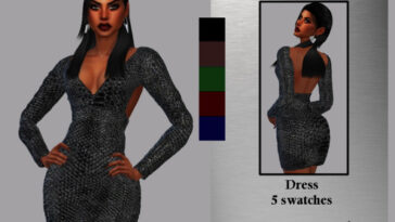 Dress Allana by LYLLYAN at TSR