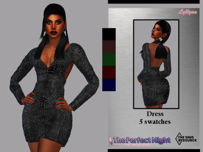 Dress Allana by LYLLYAN at TSR