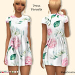 Dress Floraella by MahoCreations at TSR