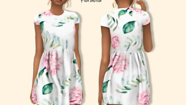 Dress Floraella by MahoCreations at TSR