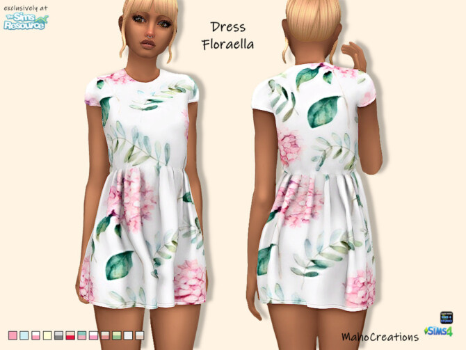 Dress Floraella by MahoCreations at TSR