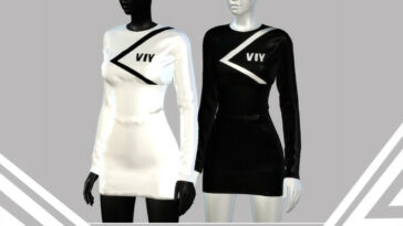 Dress I Basic Collection by Viy Sims at TSR