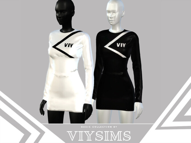 Dress I Basic Collection by Viy Sims at TSR