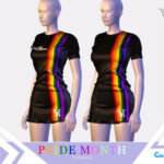 Dress I Pride Month Collection 2021 Cidade dos Sims at TSR