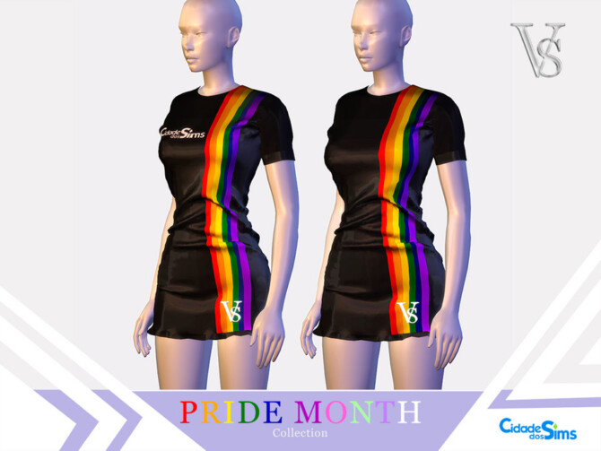 Dress I Pride Month Collection 2021 Cidade dos Sims at TSR