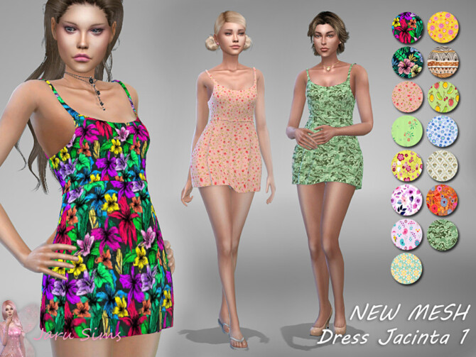 Dress Jacinta 1 by Jaru Sims at TSR