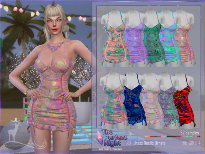 Dress Noctis Ornate by DanSimsFantasy at TSR