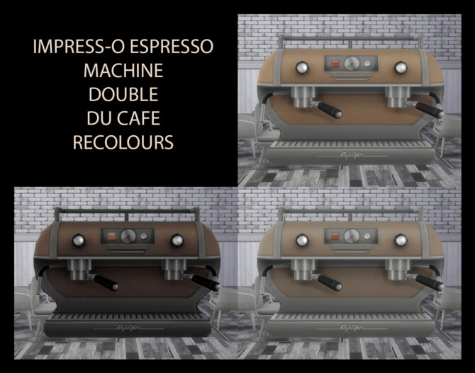 Du Cafe Series Style Decor by Simmiller at Mod The Sims 4