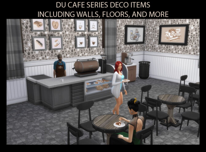 Du Cafe Series Style Decor by Simmiller at Mod The Sims 4