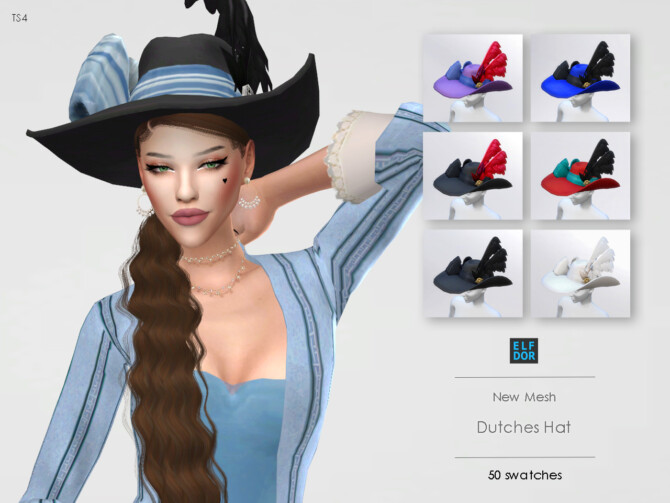 Dutchess Hat at Elfdor Sims