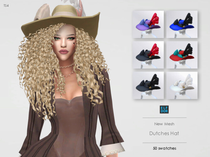 Dutchess Hat at Elfdor Sims