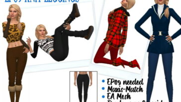 EP09 KNIT LEGGINGS at Sims4Sue