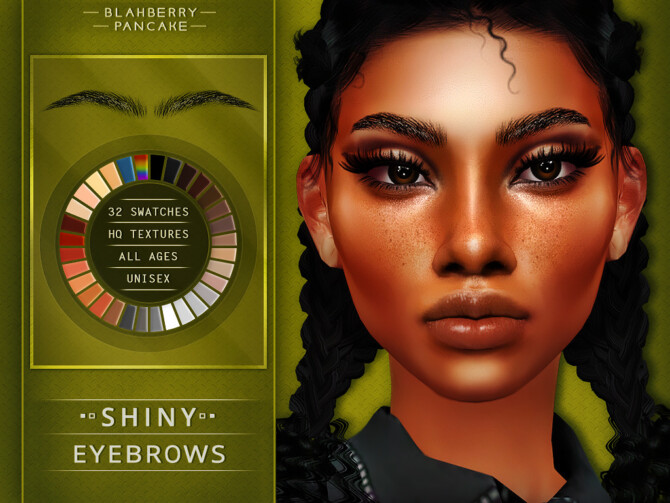 EYEBROWS – SHINY & TORI at Blahberry Pancake