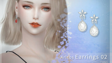 Earrings 02 by Arltos at TSR