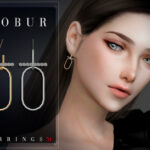 Earrings 51 by Bobur3 at TSR