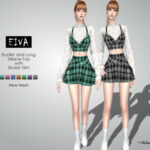 Eiva Outfit Short Dress by Helsoseira at TSR