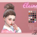 Elaine hairstyle by Zy at TSR