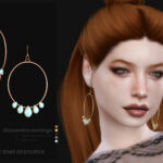 Elissandra earrings by sugar owl at TSR