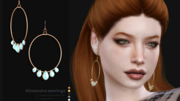 Elissandra earrings by sugar owl at TSR