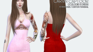 Elodie R Dress by carvin captoor at TSR