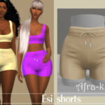 Esi summer shorts by akaysims at TSR