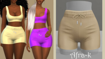 Esi summer shorts by akaysims at TSR