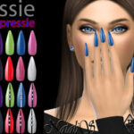 Essie Expressie ballerina nails set by NataliS at TSR