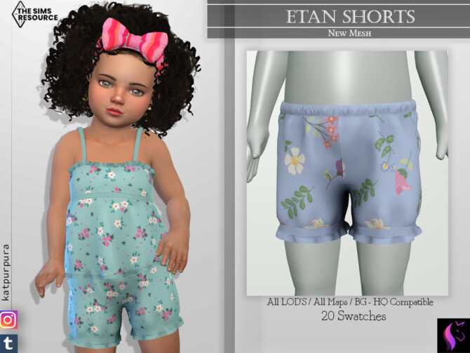 Etan Shorts by KaTPurpura at TSR