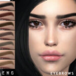 Eyebrows N120 by Seleng at TSR