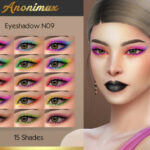 Eyeshadow N09 by Anonimux Simmer at TSR