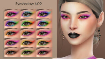 Eyeshadow N09 by Anonimux Simmer at TSR