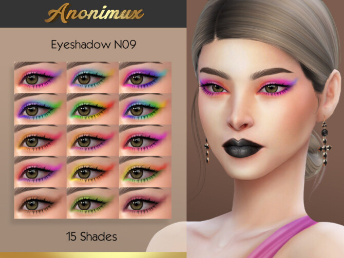 Eyeshadow N09 by Anonimux Simmer at TSR