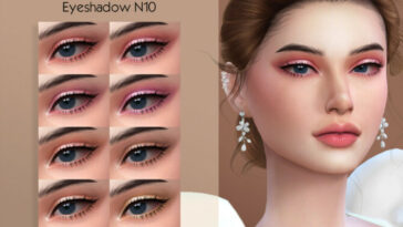 Eyeshadow N10 by Anonimux Simmer at TSR