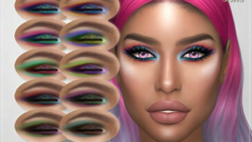 Eyeshadow N185 by FashionRoyaltySims at TSR