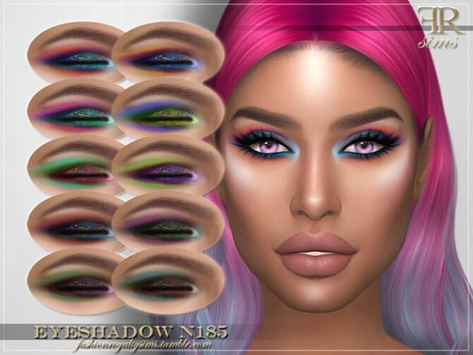 Eyeshadow N185 by FashionRoyaltySims at TSR