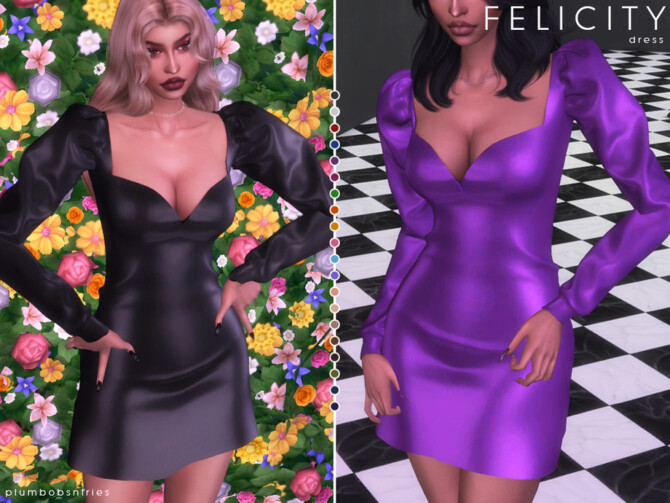 FELICITY dress by Plumbobs n Fries at TSR