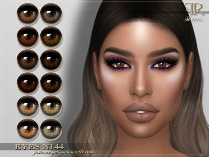 FRS Eyes N144 by FashionRoyaltySims at TSR