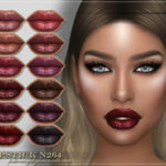 FRS Lipstick N264 by FashionRoyaltySims at TSR