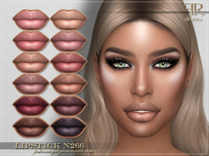 FRS Lipstick N266 by FashionRoyaltySims at TSR