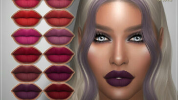 FRS Lipstick N284 by FashionRoyaltySims at TSR