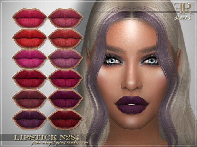 FRS Lipstick N284 by FashionRoyaltySims at TSR