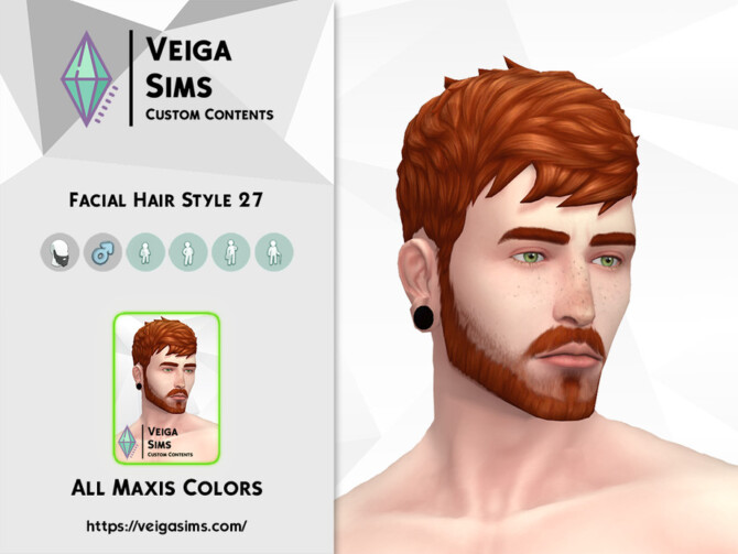 Facial Hair Style 27 by David_Mtv at TSR