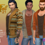 Fall21 Casual Cardigan 2 by SimmieV at TSR