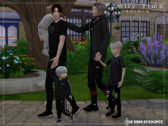 Family Time Pose Pack by YaniSim at TSR