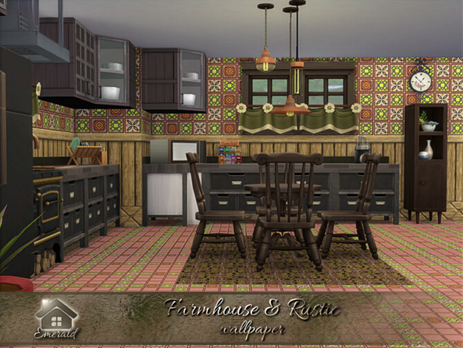 Farmhouse & Rustic Wallpaper by emerald at TSR