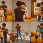 Father-Daughter Day Pose Pack at Katverse