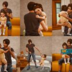 Father-Daughter Day Pose Pack at Katverse