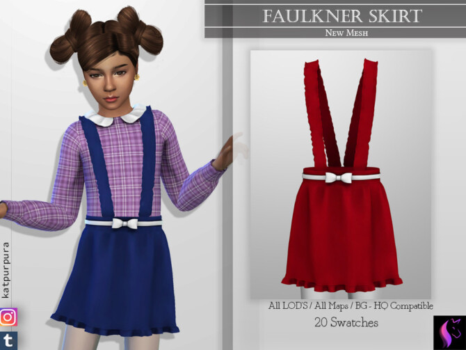 Faulkner Skirt by KaTPurpura at TSR